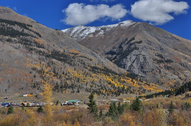 the mountains above Silverton